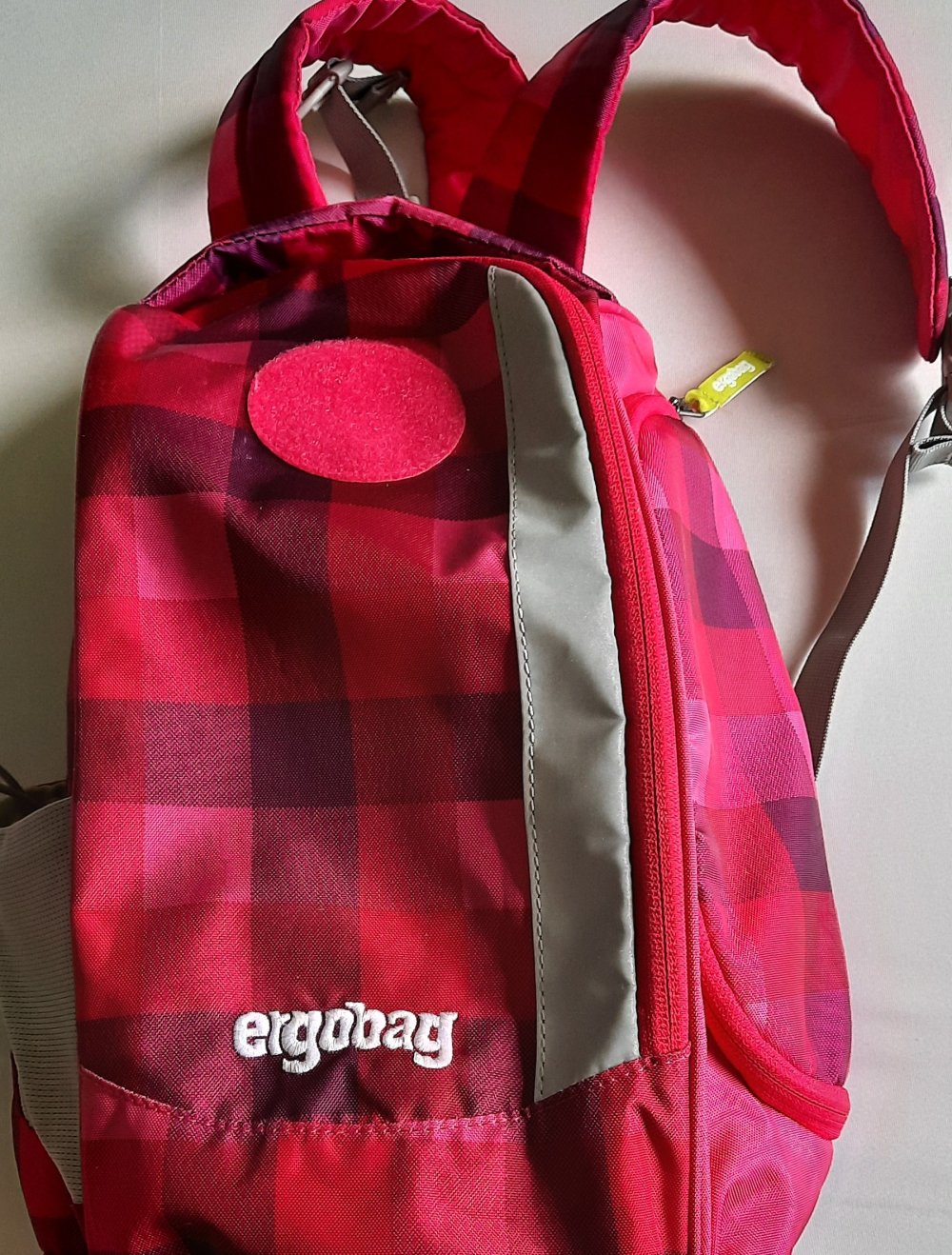 Ergobag Schulranzen lila, nur komplett, kariert f. Mädchen; 50€