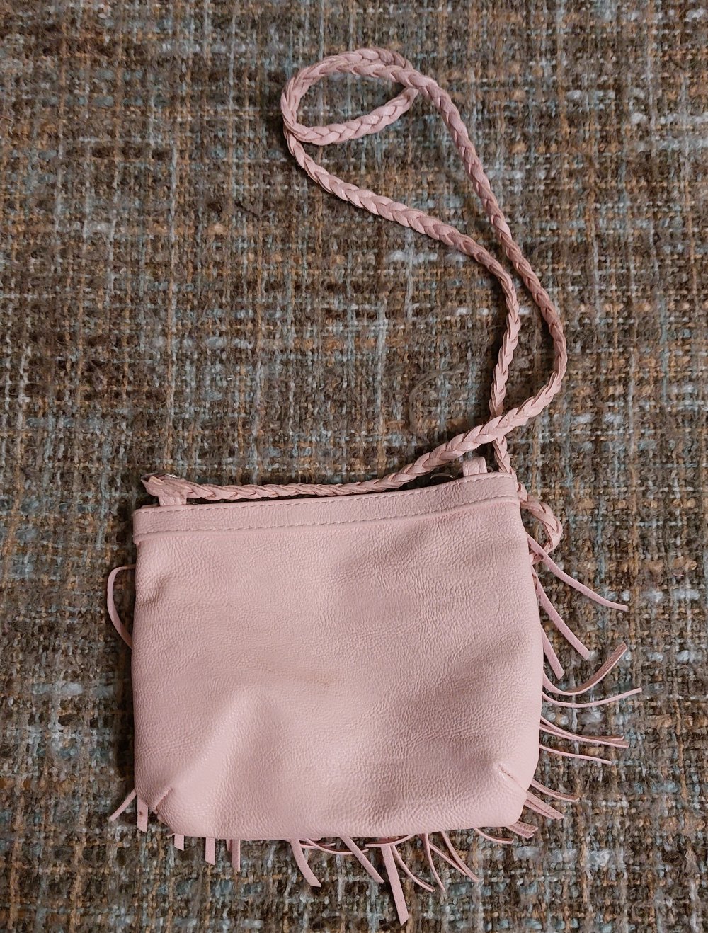 rosa Kinder - Fransenhandtasche; 4€