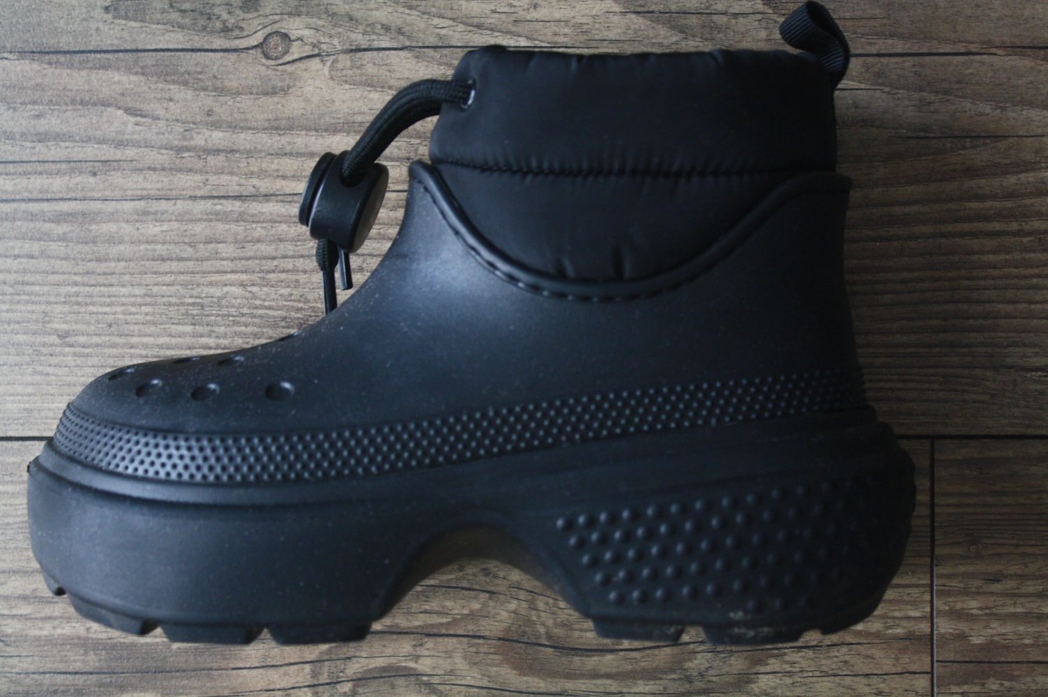 Crocs Stomp Lined gefüttert mit Fell vegan Grösse 37 Boots Regenboots Chunky Gr 6 Schneestiefel Regenstiefel Winterstiefel Crocs