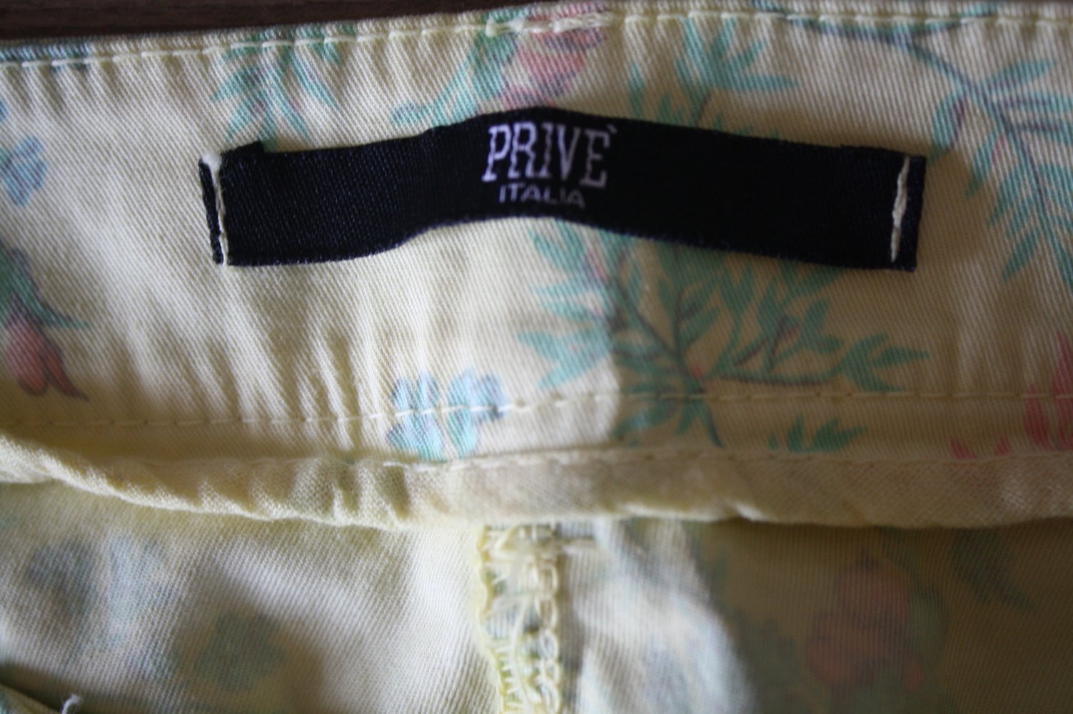 Prive made in Italy Sommerhose Blumenhose geblümte Hose Hippie Goa M 38