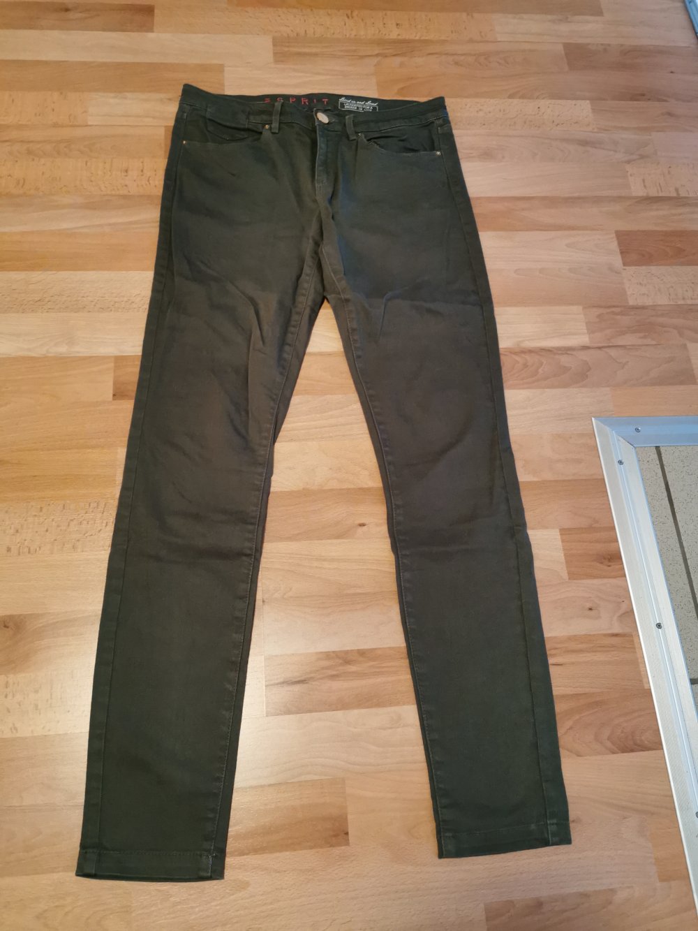 khaki farbige Damen- Jeans- Hose, von „Esprit“ GR. 38