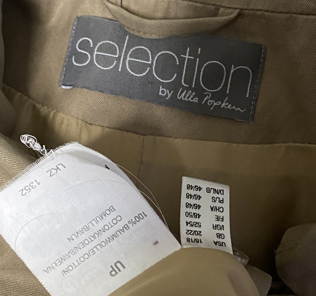Selection by Ulla Popken Damen Jacke-Mantel in der Größe46/48  im sehr guten Zustand
