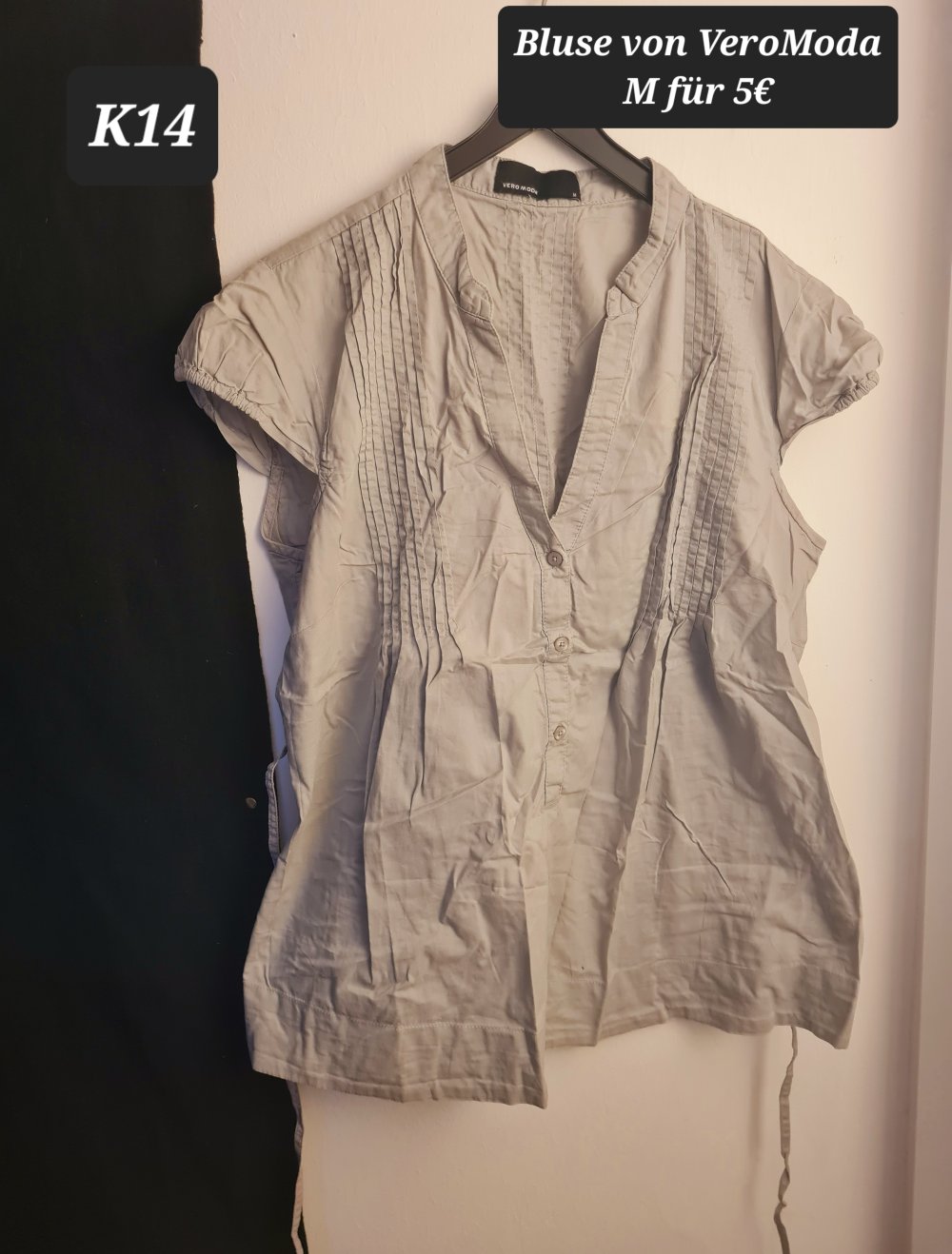 Kurzarm-Bluse von Vero Moda Gr.M
