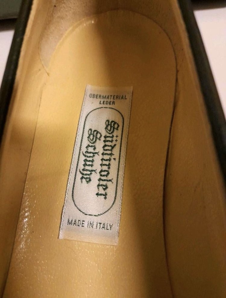 Südtiroler Schuhe - Trachtenmode Damenschuhe Echtleder, NEU, Gr.40, OVP