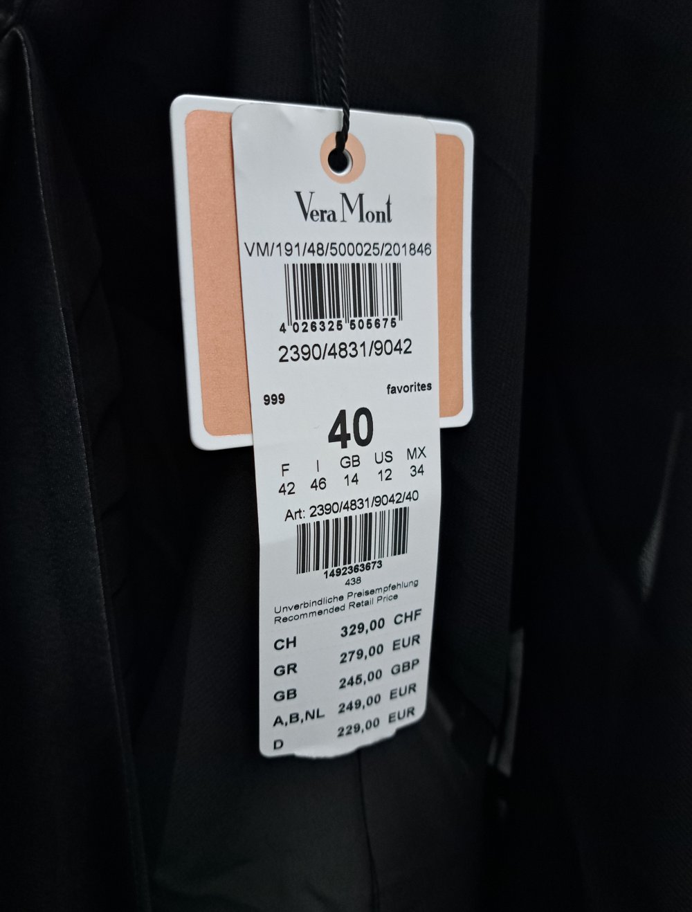 hochwertiges Abendkleid Hochzeitskleid Ballkleid Neu Größe 40 Vera Mont