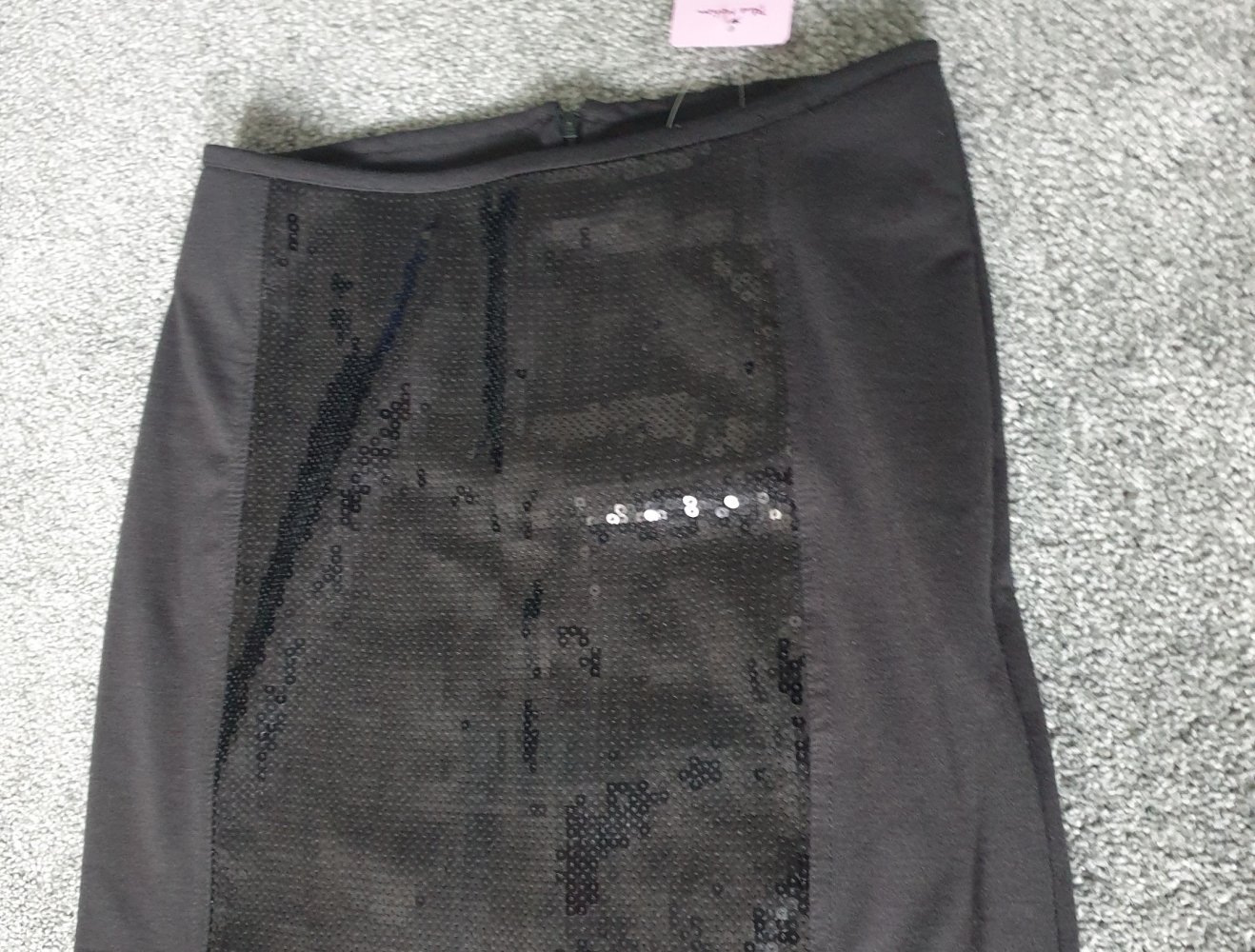 Rock Neu Gr 38 schwarz mit Pailletten Neu mit Etikett