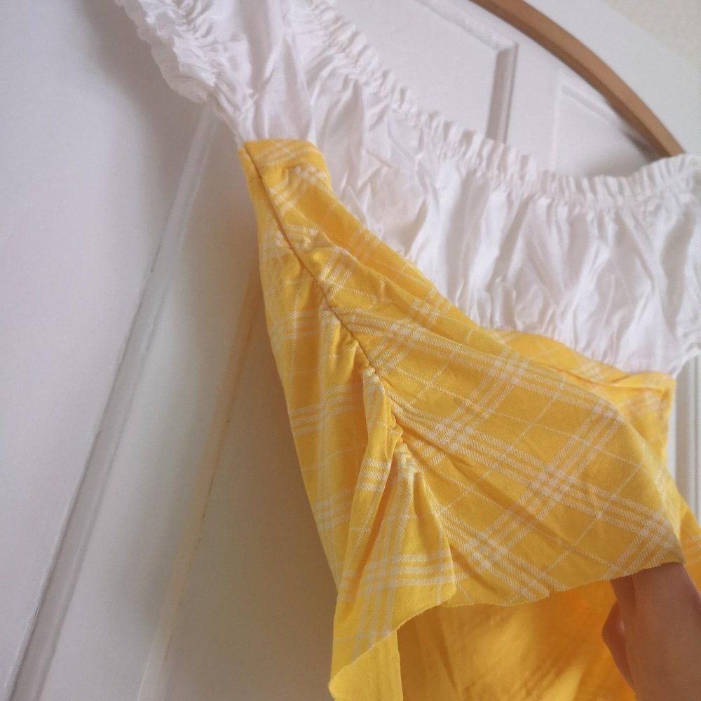 Coquette Milchmädchen Crop Top Y2K Dirndl