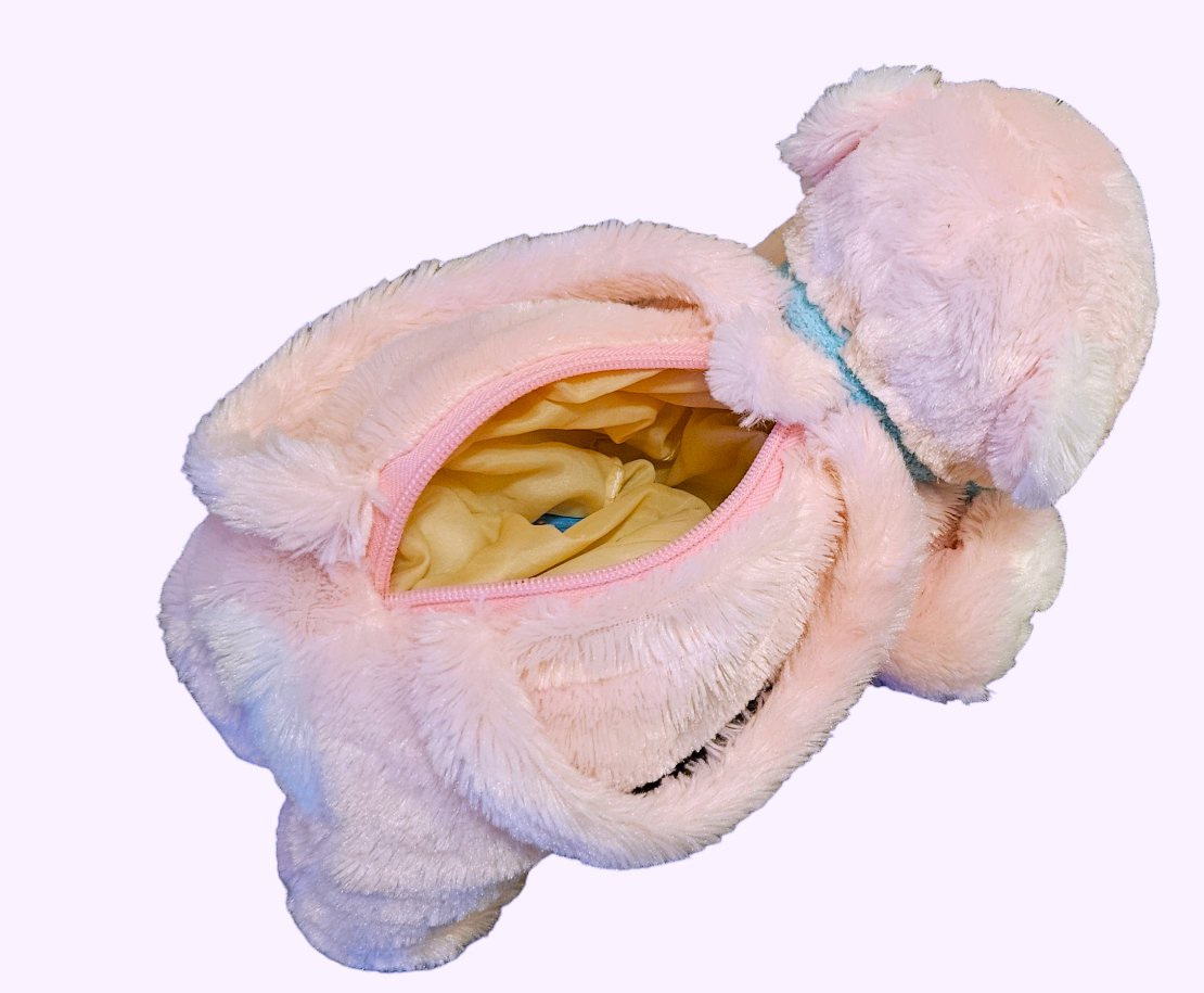 Mädchen Tasche Handtasche Teddy Teddybär Stofftier Plüschbär Plüschtier Kuscheltier 23 - 30 cm rosa TOP Zustand Topolino