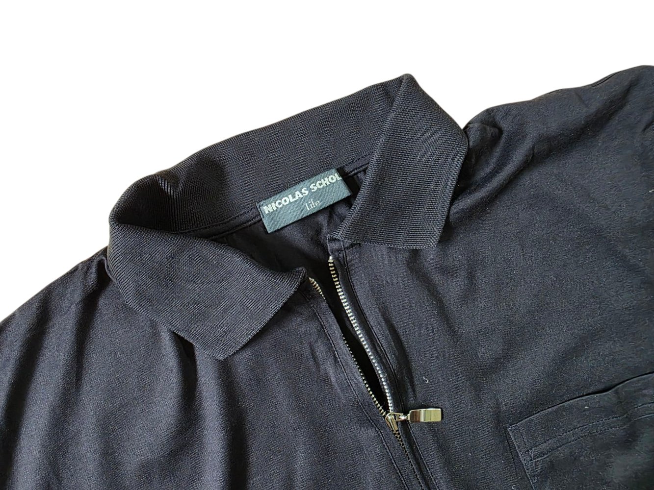 Herren Polohemd Poloshirt Polo Shirt von Nicolas Scholz Gr. XL schwarz sehr guter Zustand T-Shirt 