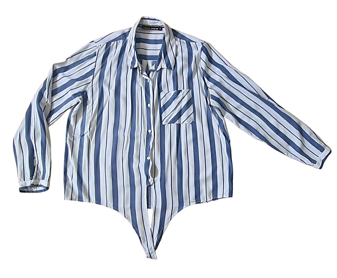  Damen Bluse Hemd Tunika Knotenhemd Knotenbluse Shirt von Tally Weijl in Gr. XL / 48 / 50 