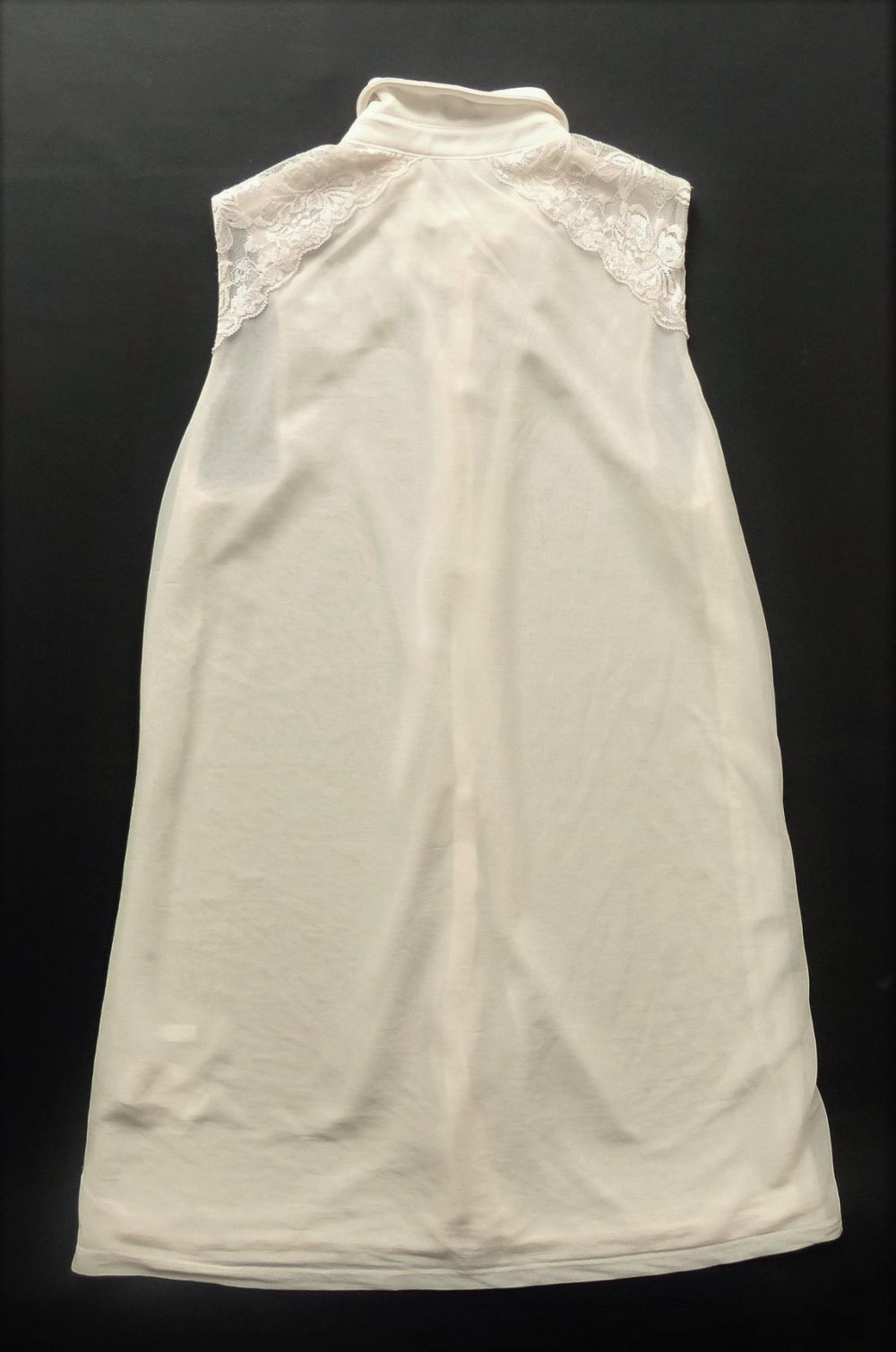 Mädchen Bluse Tunika H&M Gr. 158 / 164 Shirt Longshirt TOP creme ärmellos