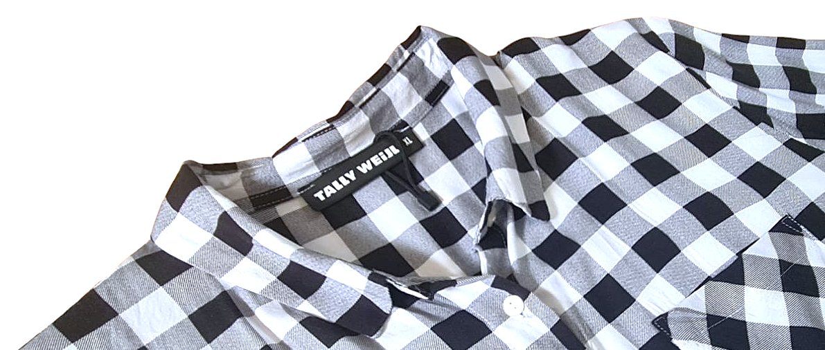  Damen Bluse Hemd Tunika Knotenhemd Knotenbluse Shirt von Tally Weijl in Gr. XL 48 / 50