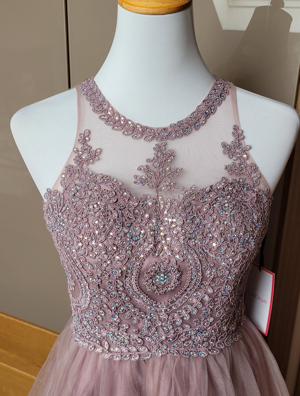 Laona Minikleid Cocktailkleid xs neu tüll pailetten