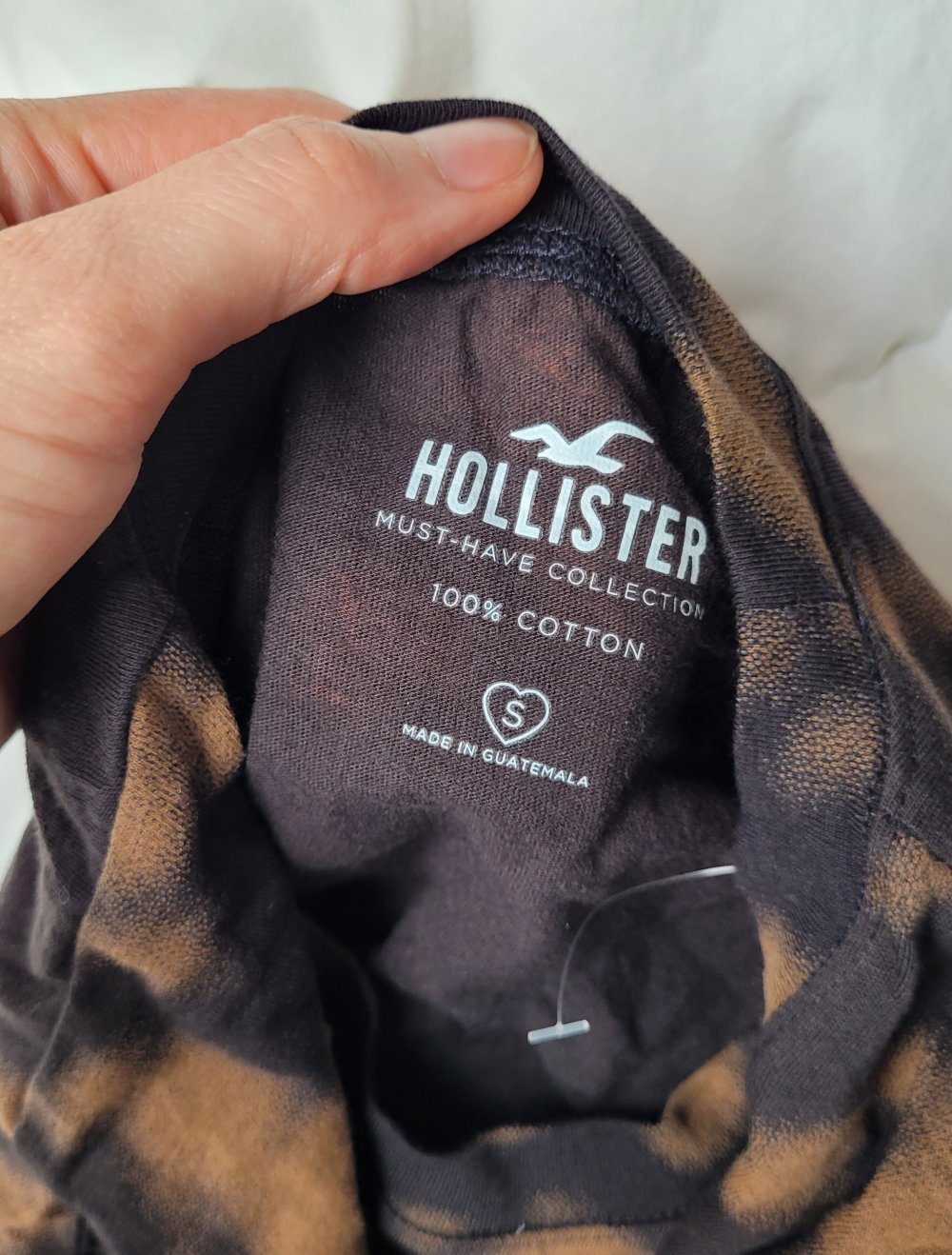 hollister shirt s oversize cropped batik