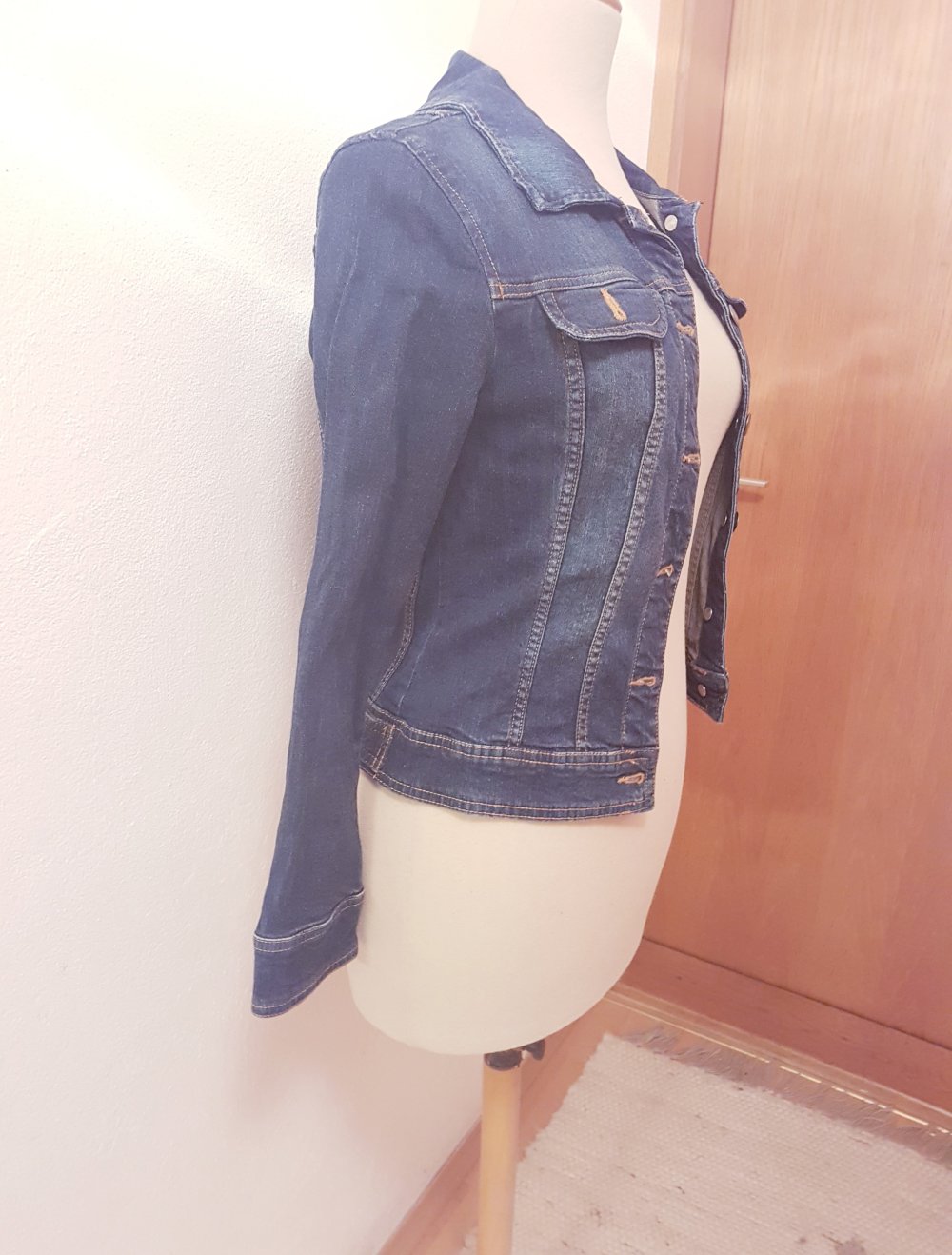 Neue Jeans jacke dunkelblau