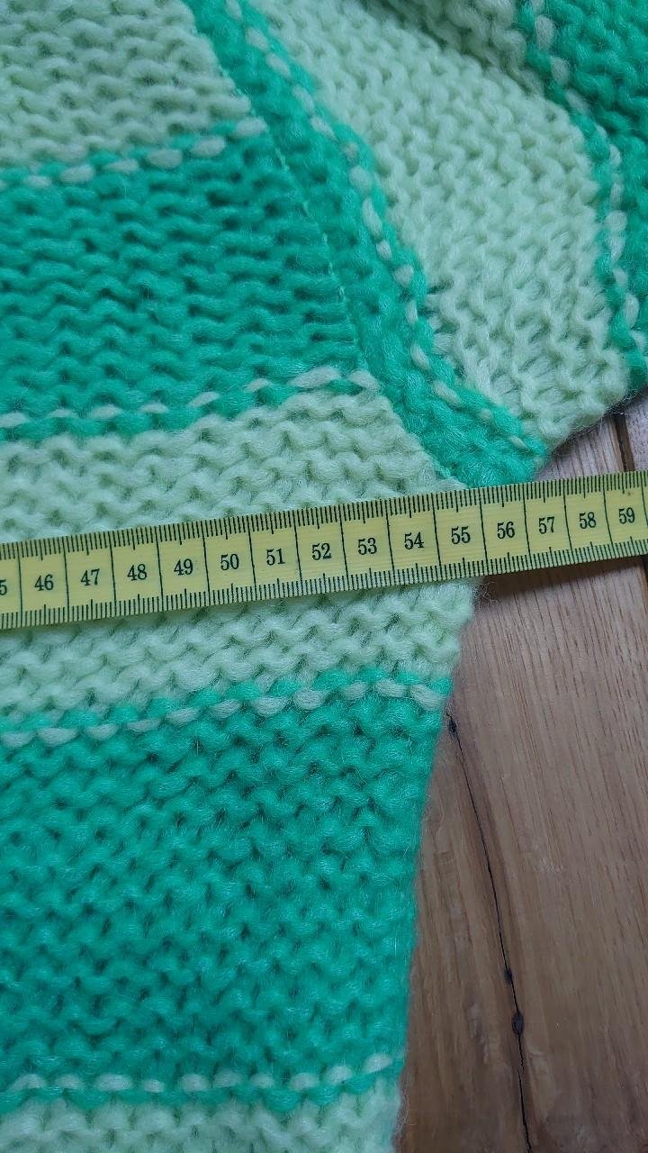 Pullover Louis & Mia grün Streifen Strickpullover Größe 40 Alpaka und Wolle