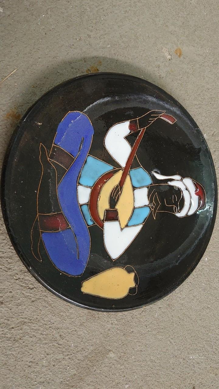 Ruscha Wandteller Vintage Keramik