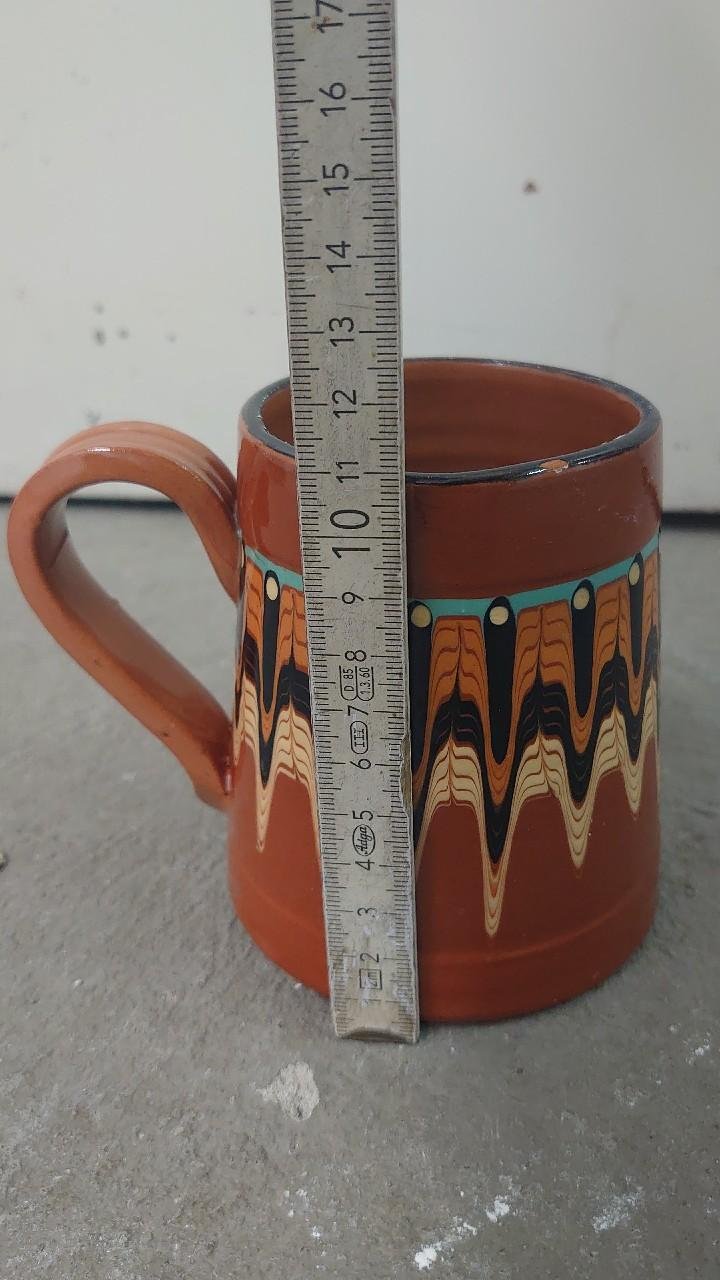 Krug Tasse Bierkrug Pfauenauge Bulgarien Nr. 2 Vintage