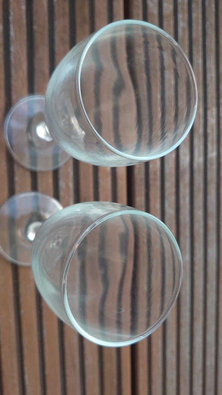 Glas Gläser Likörglas 2 Stück 70er / 80er Jahre original Vintage