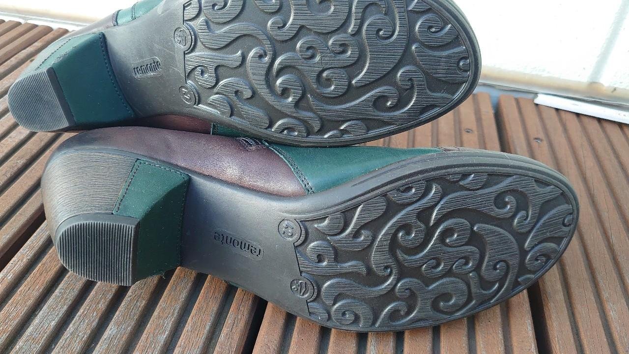 Schuhe Stiefel Vintage Größe 42 Remonte Absatz 5,5 cm 80er / 90er Jahre