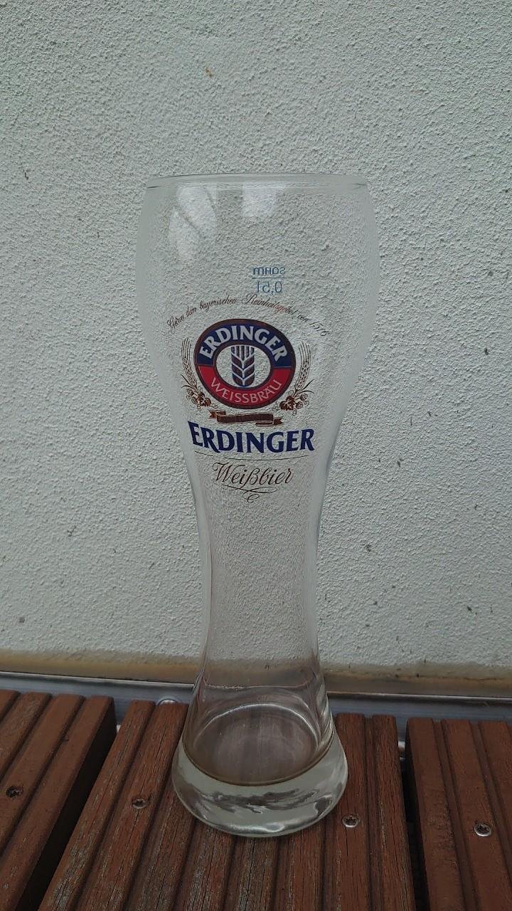 Bierglas Erdinger 