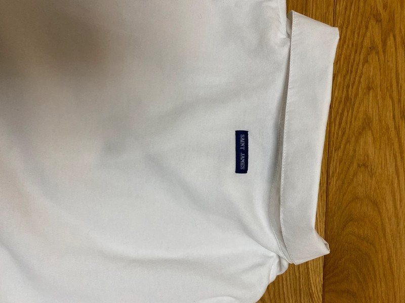 Schneeweißes Poloshirt von Saint James