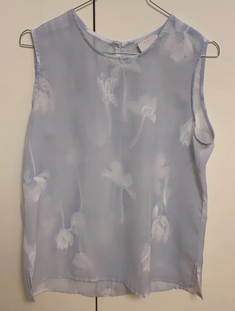 Bluse mit Top Sehr schönes Blusen-Set  Vintage 40/42 
