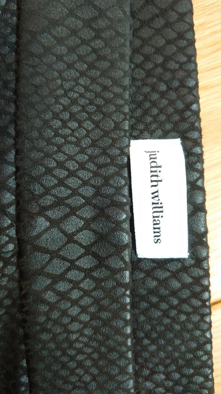 Hose Judith Williams Schlangenoptik sieht aus wie Leder schwarz Größe 40