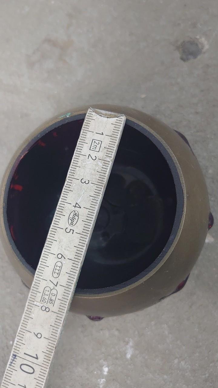 Teelicht Kamel Palme Vintage 90er Jahre Hoff Interieur gold rot