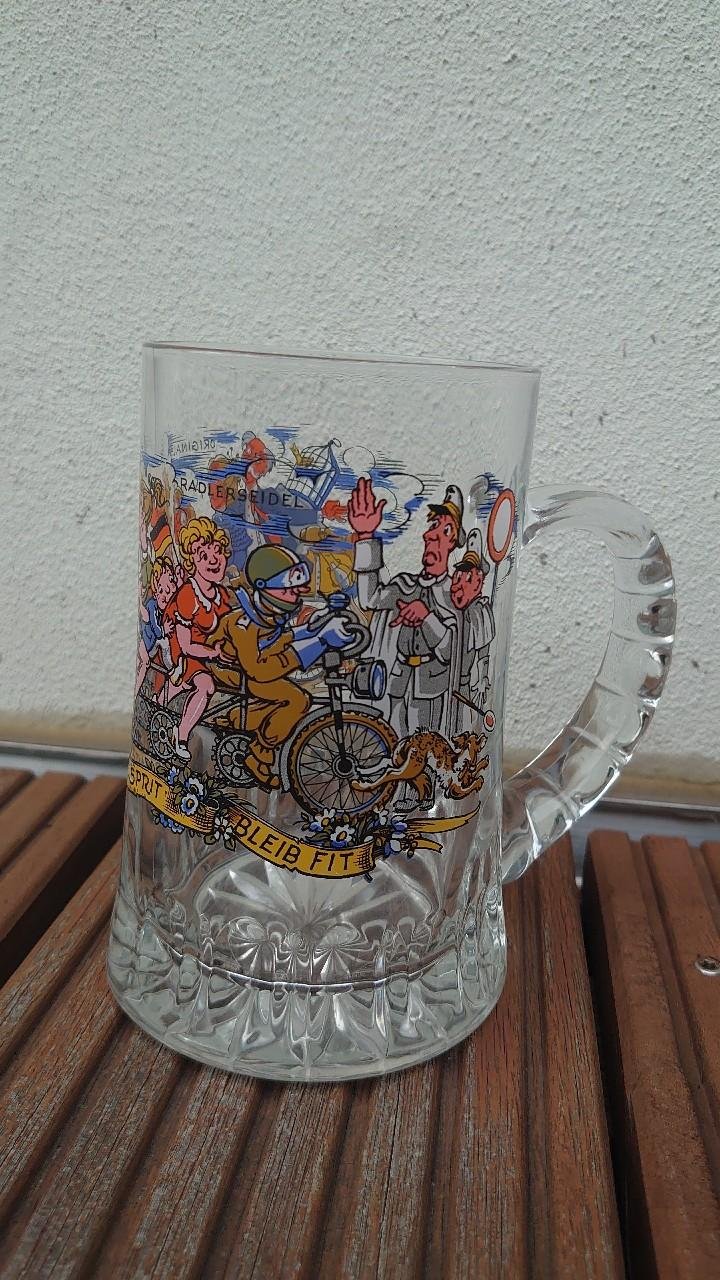 Bierkrug Radler Seidel Bierglas Vintage