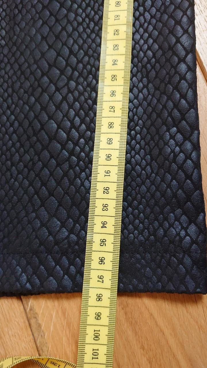 Hose Judith Williams Schlangenoptik sieht aus wie Leder schwarz Größe 40