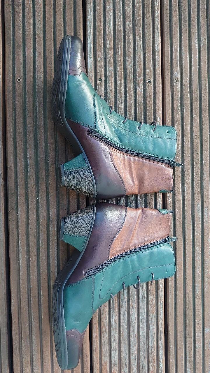 Schuhe Stiefel Vintage Größe 42 Remonte Absatz 5,5 cm 80er / 90er Jahre