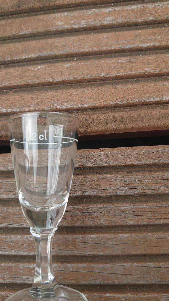 Glas Likörglas Trinkglas Nr. 7 2cl 1 Stück original Vintage