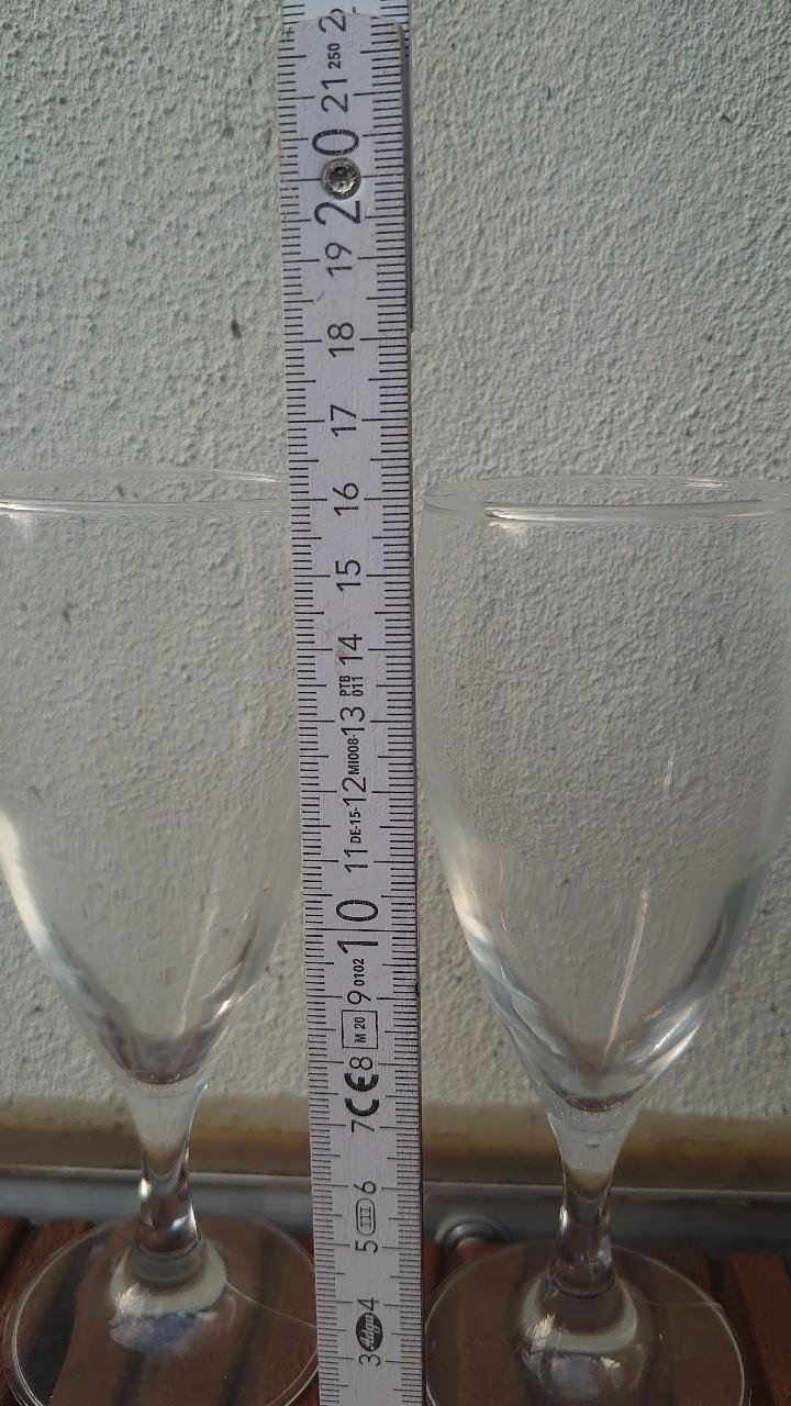 Glas Gläser Likörglas 2 Stück 70er / 80er Jahre original Vintage
