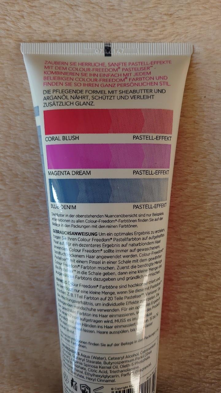 Haarfarbe Knight & Wilson Color-Freedom Pasteliser mit Sheabutter & Arganöl neu