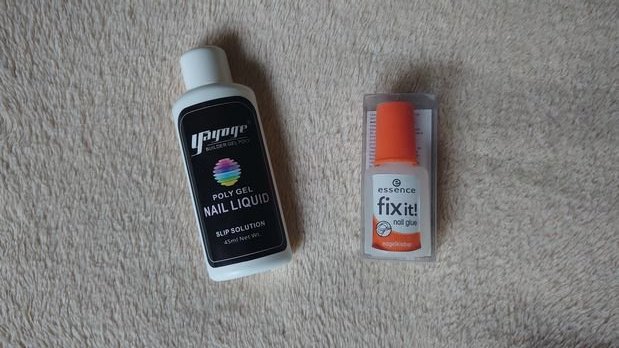 Nagel Set essence fix it Nagelkleber yayoge poly gel nail liquid