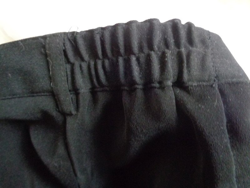 Schwarze Stoffhose Anzugshose