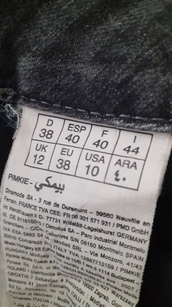 Jeanshose Gr. 38