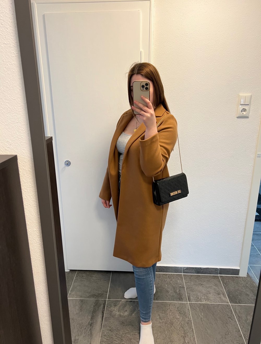 ZARA Mantel Braun