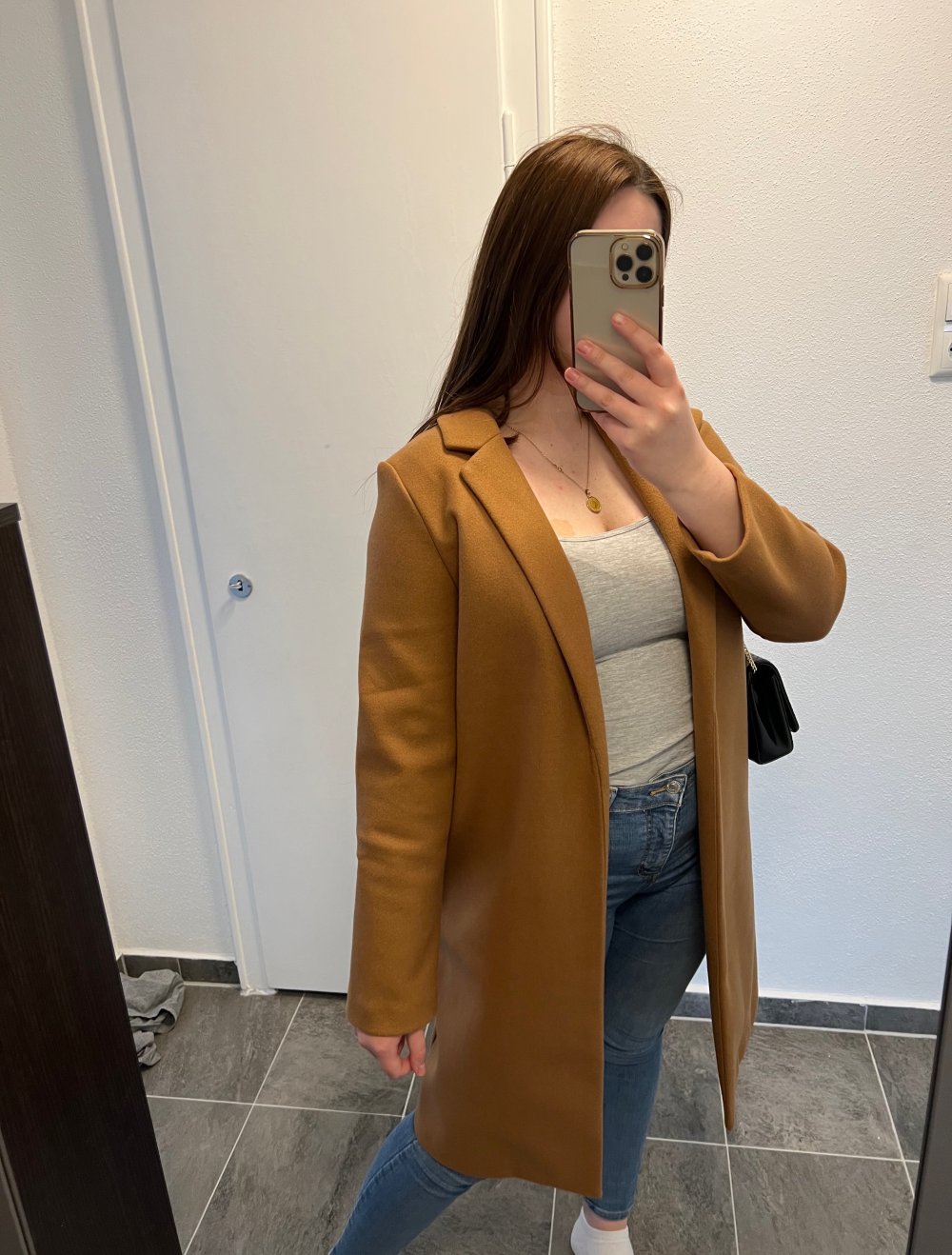 ZARA Mantel Braun