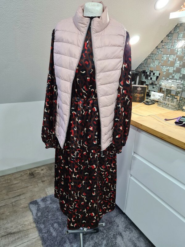 Angesagte Daunen Weste UpFashion Gr. M rosa