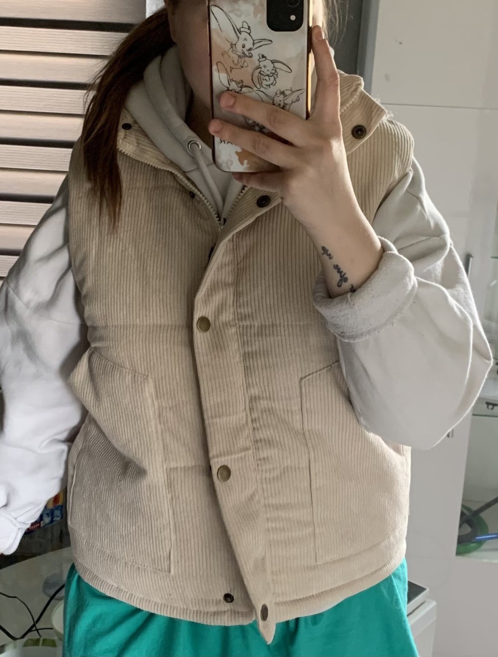 Weste Beige