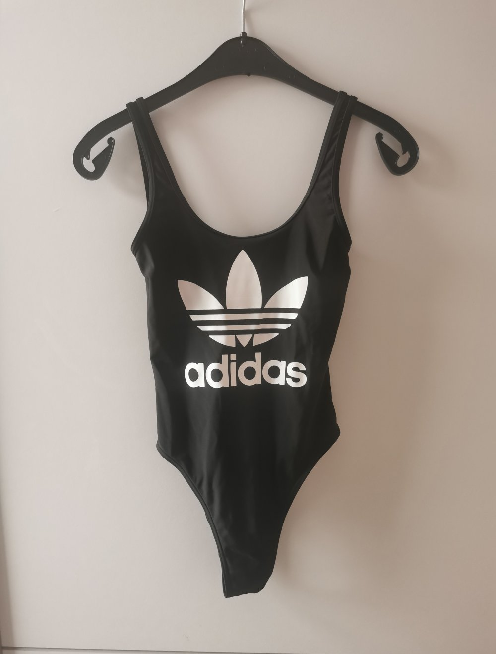 Adidas Badeanzug Gr. 34/ XS schwarz weißes Logo Neuwertig