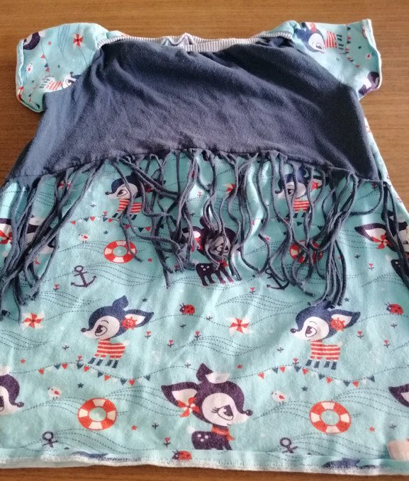 Kurzes Kleid oder Longtop - Gr. 104 - Handmade