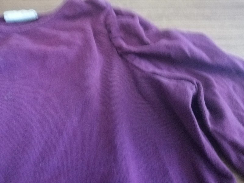 Lila Langarmshirt - Gr. 86 - H&M