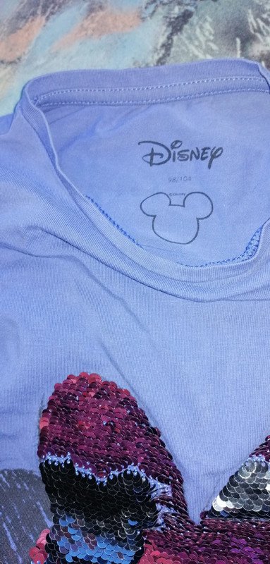 Lila Langarmshirt - Gr. 104 - Disney