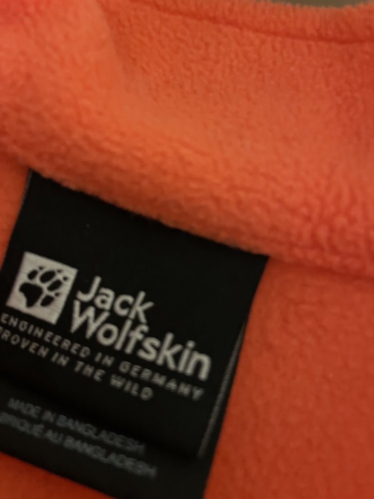 Jack Wolfskin Fleece Sweatshirt Orange-Korallrot S