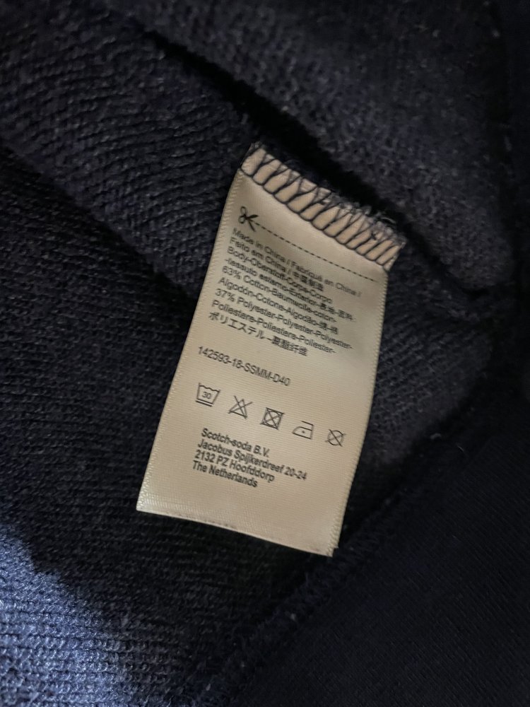 Scotch & Soda College Sweater blau/rose M