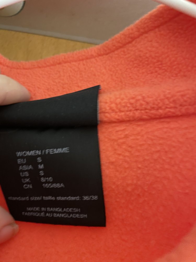 Jack Wolfskin Fleece Sweatshirt Orange-Korallrot S