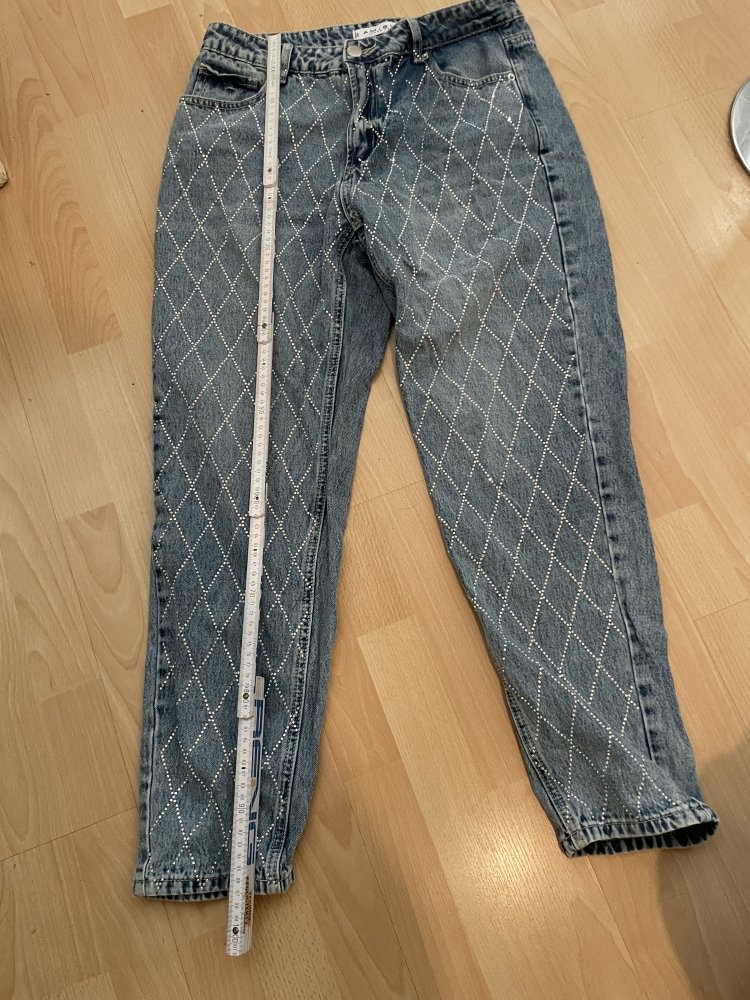 Lässige Glitzerjeans Amisu New Yorker 42 (38)